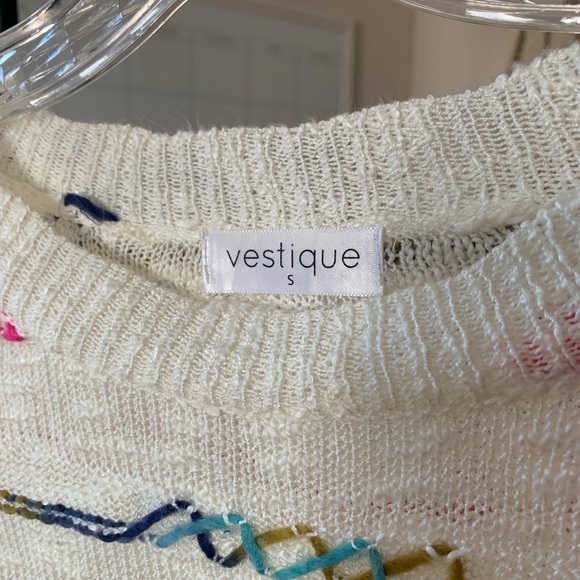 Embroidered Fringe Sweater - Picture 6 of 9